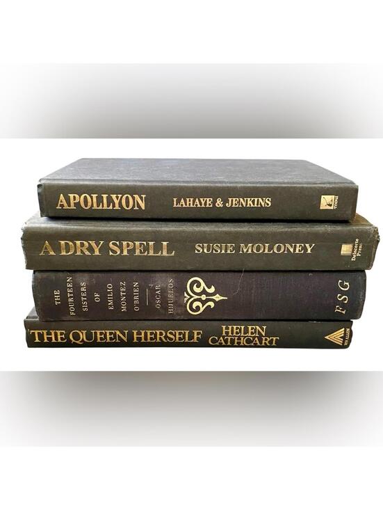 Other - Vintage Black & Gold Book Collection for Styling, Staging, Decor
